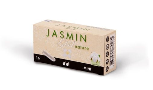 Jasmin Nature bombažni higienski tamponi Mini, 16 kos