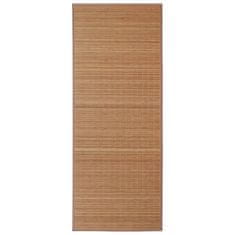 Vidaxl Preproga iz bambusa 100x160 cm rjave barve