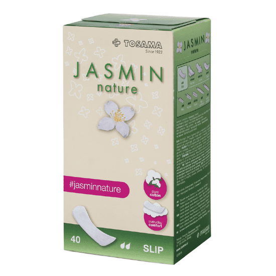 Jasmin Nature bombažni dnevni higienski vložki Slip, 40 kos