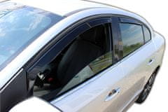 HEKO Okenski deflektorji za Renault FLUENCE 4D 2009-2017 4 kosa Spredaj + Zadnja stran