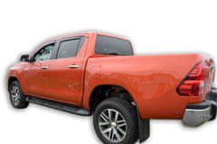 HEKO Okenski deflektorji za Toyota Hilux VIII 4D 2016-Nad 4 kosa Spredaj + Zadnja stran