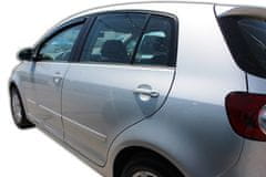 HEKO Okenski deflektorji za Volkswagen Golf Plus 5D 2005-2015 4 kosa Spredaj + Zadnja stran