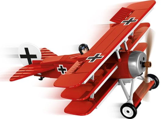 Cobi 2974 Great War Fokker Dr. 1 Red Baron letalo
