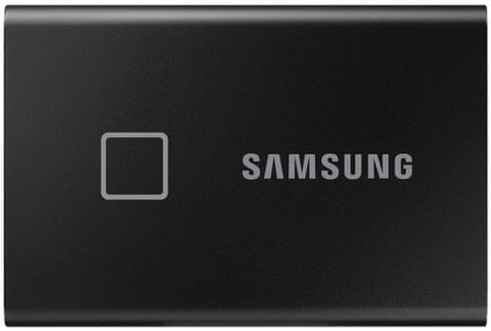Samsung T7 Touch, 1 TB, USB-C 3.2 Gen2 zunanji SSD, črn