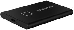 Samsung T7 Touch zunanji SSD, 2 TB, USB-C 3.2 Gen2, črn