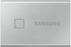 Samsung T7 Touch zunanji SSD, 2 TB, USB-C 3.2 Gen2, srebrn
