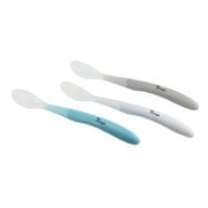 Bo Jungle mehke jedilne žlice SOFT White/Grey/Blue (3ks)