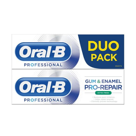 Oral-B Gum & Enamel PRO-Repair Extra Fresh DUO pack zobna pasta, 2 kosa