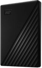 Western Digital My Passport 5 TB prenosni disk, črn (WDBPKJ0050BBK-WESN)