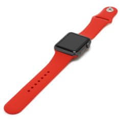 4wrist Silikonski pašček za Apple Watch - Rdeči - S / M
