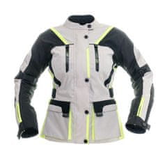 Cappa Racing Ženska tekstilna motoristična jakna MELBOURNE, siva/fluo/črna L