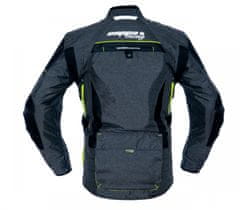 Cappa Racing Moška tekstilna motoristična jakna CHARADE, siva/fluo XXL