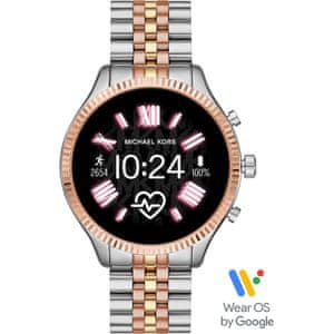 Pametna ura smartwatch Michael Kors MKT5080 iOS Android nerjaveče jeklo odporna na vodo, ima fitnes funkcije, Bluetooth, NFC, Google Assistant glasovno upravljanje