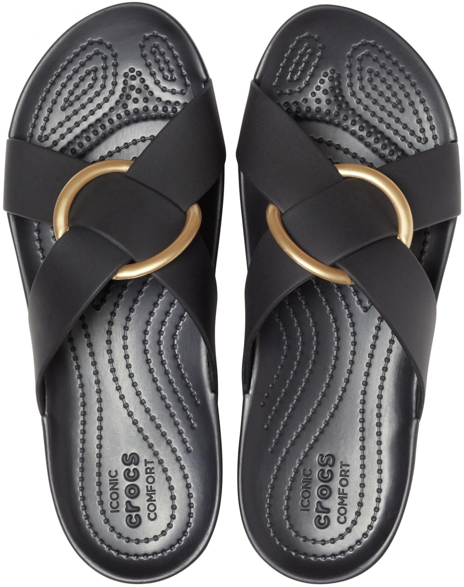 Crocs Serena Cross Band Slide W (206099-001) ženski natikači
