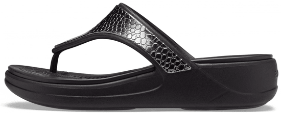Crocs Monterey Metallic Wedge Flip (206303-0GQ) ženske japonke