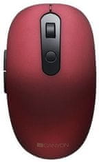 Canyon MW-9 miška, brezžična, Dual Mode, rdeča (MW-9 miška brezž rdeča (CNS-CMSW09R)