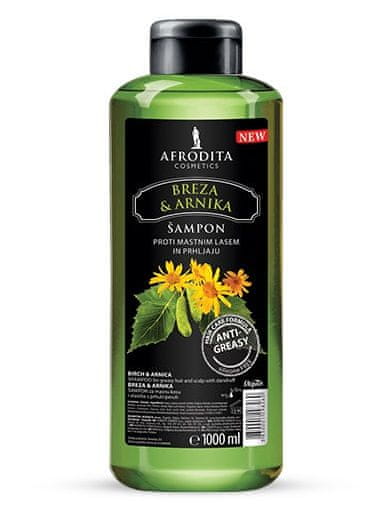 Kozmetika Afrodita šampon za lase, breza & arnika, 1000 ml