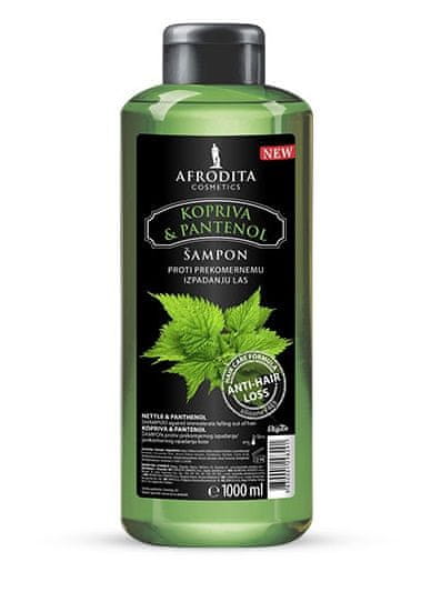 Kozmetika Afrodita šampon za lase, kopriva & pantenol, 1000 ml