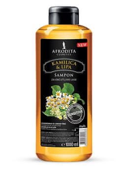 Kozmetika Afrodita šampon za lase, kamilica & lipa