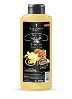 Kozmetika Afrodita šampon za lase in telo, med & vanilija