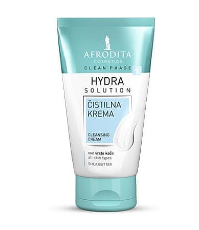Kozmetika Afrodita Clean Phase čistilna krema Hydra, 125 ml