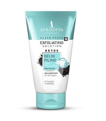 Kozmetika Afrodita Clean Phase gelni piling Detox, 75 ml