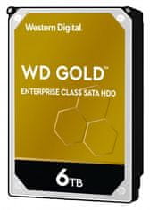 Western Digital GOLD 6 TB, SATA 6 Gb/s, 128 MB, 7200 trdi disk