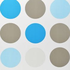 Vidaxl Rolo senčilo za tuš 100x240 cm vzorec krogov
