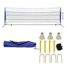 shumee Komplet mreže za badminton s perjanicami 500x155 cm