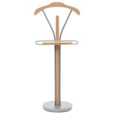 Vidaxl Stojalo za obleke 45x35x107 cm naravne barve