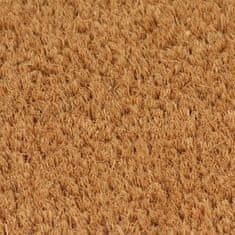Vidaxl Predpražnik 2 kosa kokosova vlakna 24 mm 40x60 cm naravne barve
