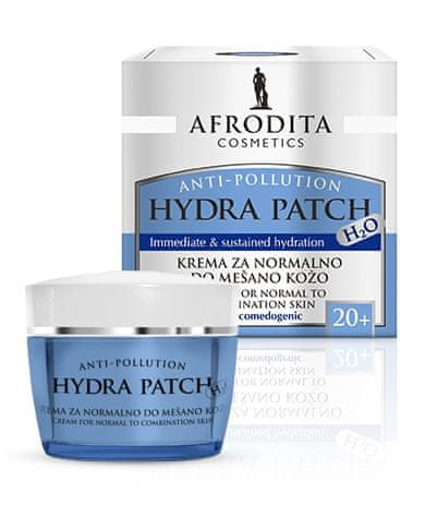 Kozmetika Afrodita Hydra Patch H2O krema za normalno do mešano kožo, 50 ml