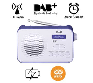 Trevi 7F92R prenosni digitalni radio, DAB, DAB+, FM