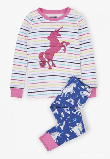 Little Blue House Rainbow Unicorns otroška pižama