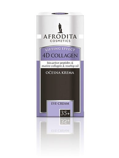 Kozmetika Afrodita 4D Collagen očesna krema