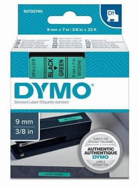 D1, 9mm/7m, črno-zelen (40919)