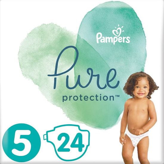 Pampers plenice Pure Protection 5 (11-16 kg) 24 kosov