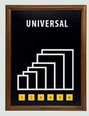Securit UNIVERSAL stenska tabla za kredo, 30x40cm, mahagonij, lakirana