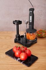 G21 Komplet VitalStick Pro 1000 W mešalnik s kuhinjskim robotom, črn