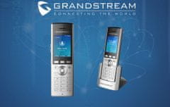 Grandstream WP820 WiFi IP telefon, 2,4-palčni zaslon, 2 računa SIP, video, BT, Micro USB, gostovanje