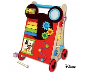 Disney Baby Igrača Disney otroška lesena aktivna hojica Mickey