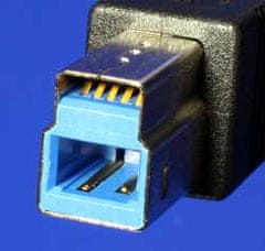 Roline Kabel USB 3.0 A-B 1,8 m, črn
