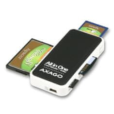 AXAGON CRE-X1, zunanji bralnik USB 2.0 MINI s 5 režami ALL-IN-ONE