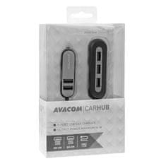 Avacom CarHUB avtomobilski polnilnik, 5 izhodov USB, črn