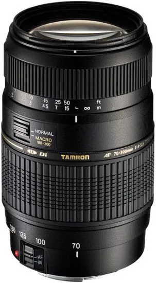 Tamron objektiv 70-300 mm AF f/4-5.6 Di LD Macro 1:2 (Canon)
