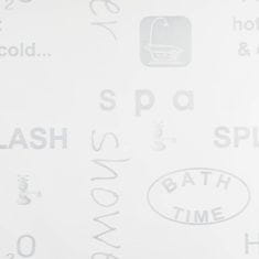 Vidaxl Rolo senčilo za tuš 80x240 cm Splash