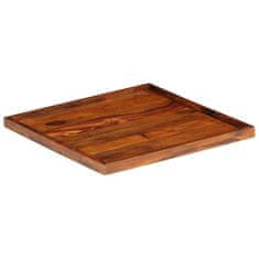 Vidaxl Servirni pladenj iz trdnega palisandra 50x50 cm