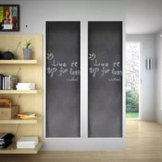 Vidaxl Zidne nalepke za tablo 0,6 x 3 m 2 zvitka s kredo