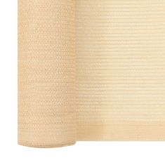 Vidaxl Mreža za zasebnost HDPE 2x25 m bež