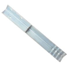 Vidaxl Talno sidro L-oblike 12 kosov pocinkano jeklo 5x5x50 cm